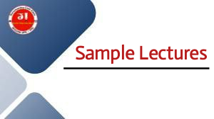 Sample Lecture